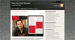 Desktop Screenshot of howdoigetwomen.com