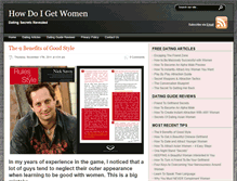 Tablet Screenshot of howdoigetwomen.com